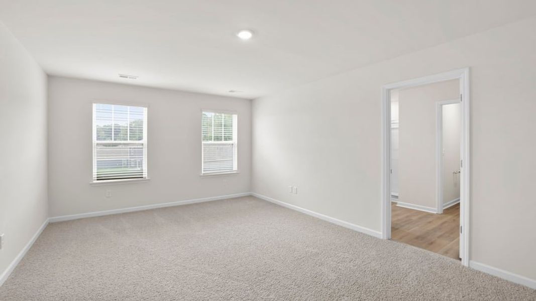 Spacious, unfurnished interior of a new home in Bentley Park, Greenwood (Image 34). Spacious, unfurnished interior of a new home in Bentley Park, Greenwood (Image 34).