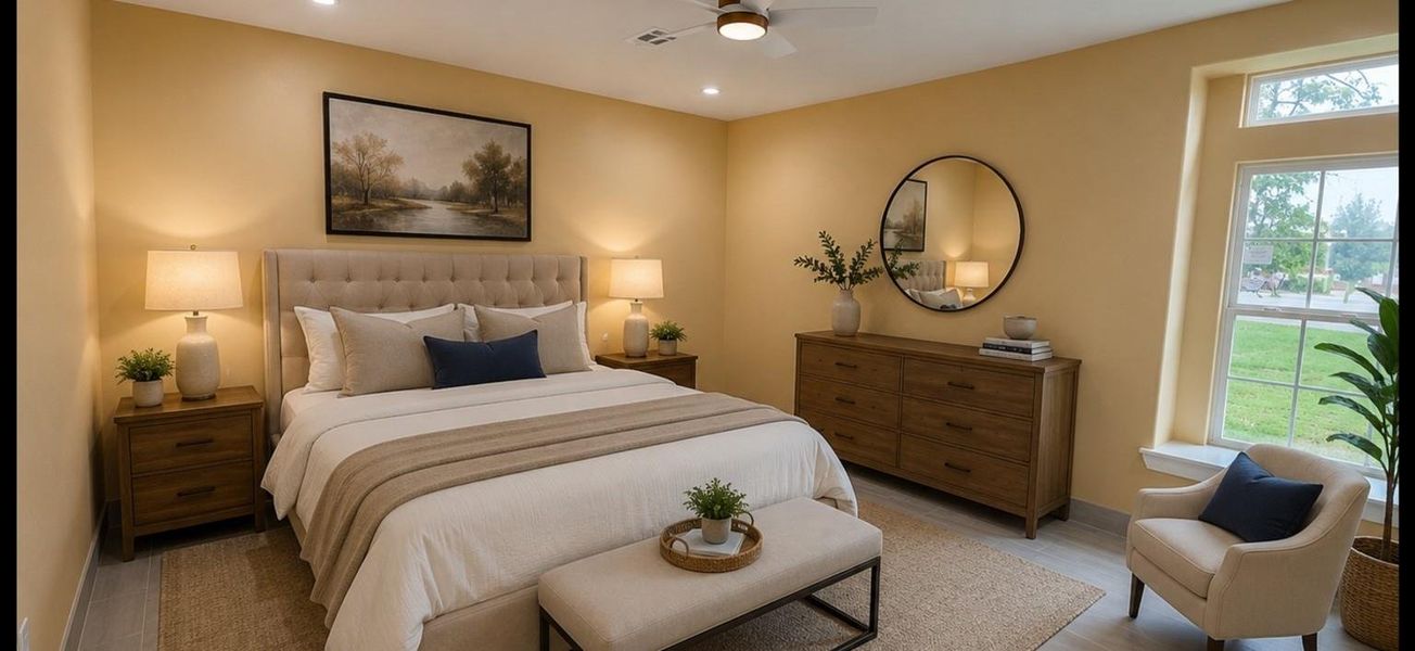 Furnished interior view inside a new home in , Pasadena (Image 4).
