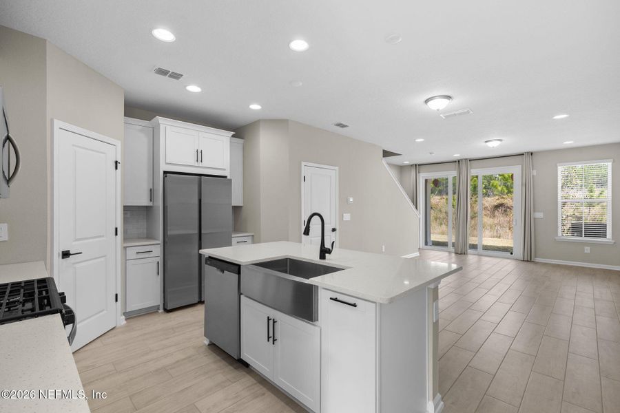 Furnished interior view inside a new home in , St. Augustine (Image 10).