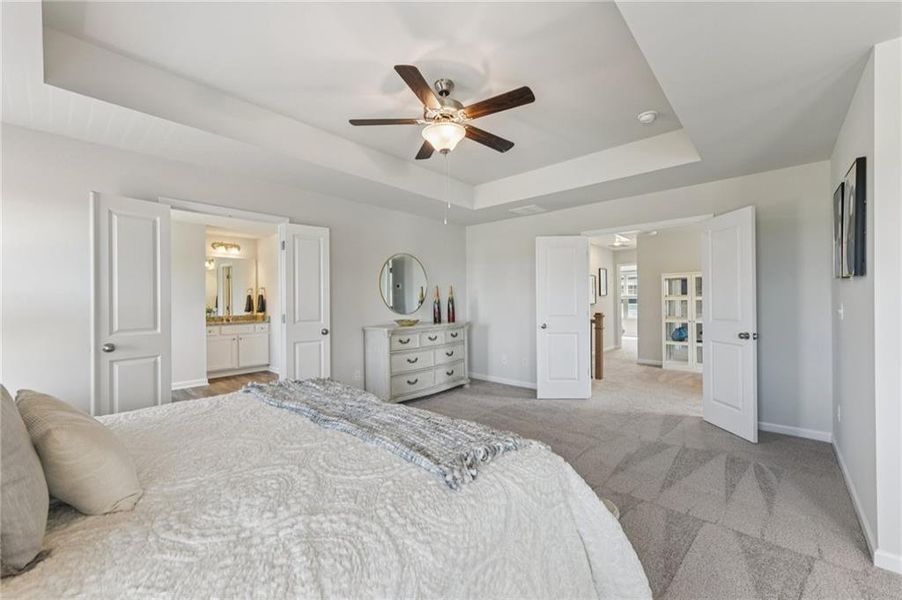 Furnished interior view inside a new home in The Hills at Cedar Creek, Winder (Image 26).