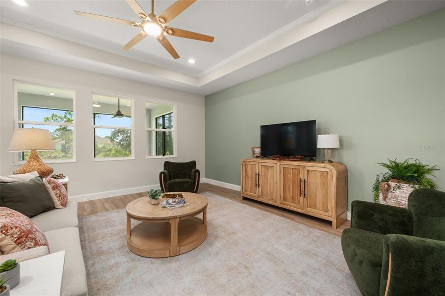 Furnished interior view inside a new home in , Sebring (Image 19).