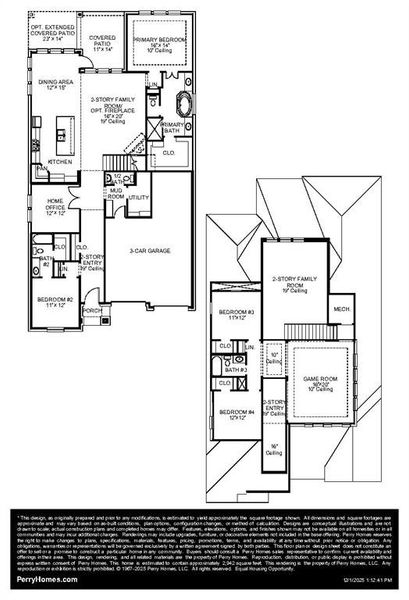 2D floor plan layout of this home in Mosaic, Celina, TX (Image 2). 2D floor plan layout of this home in Mosaic, Celina, TX (Image 2).