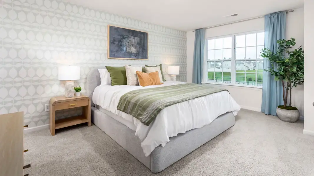 Furnished interior view inside a new home in North Village Townes, Greensboro (Image 12).