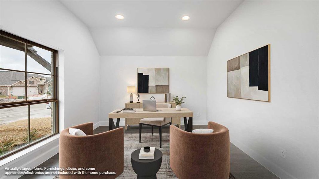 Furnished interior view inside a new home in Devonshire - Reserve 50', Forney (Image 8).