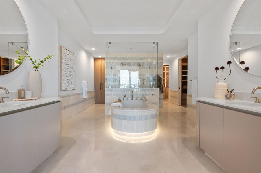 Furnished interior view inside a new home in , West Palm Beach (Image 7). Furnished interior view inside a new home in , West Palm Beach (Image 7).