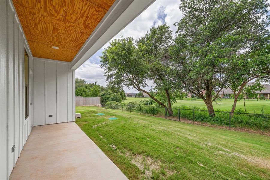 Exterior details and patio area of a home in , Granbury (Image 24). Exterior details and patio area of a home in , Granbury (Image 24).