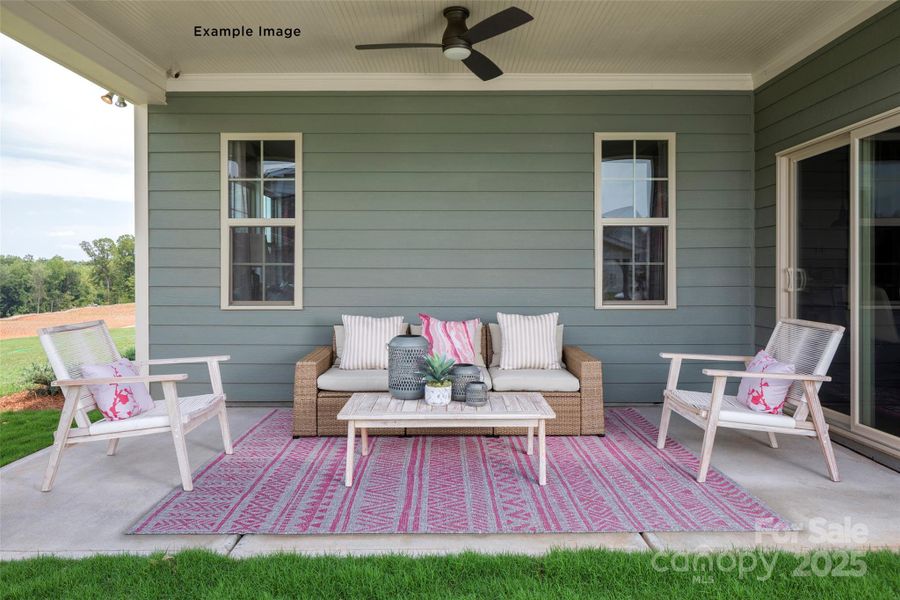 Example Photo - Rear Covered Patio