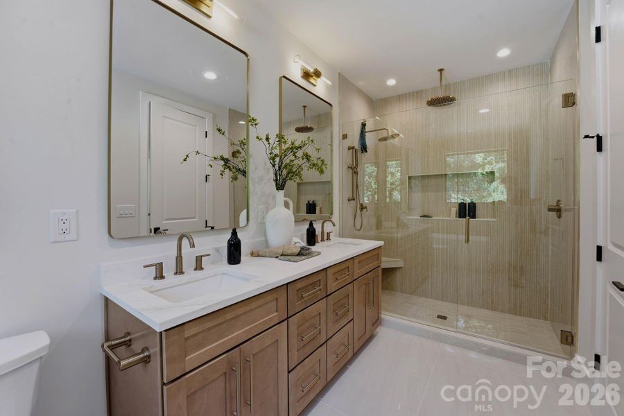 Furnished interior view inside a new home in , Charlotte (Image 41).