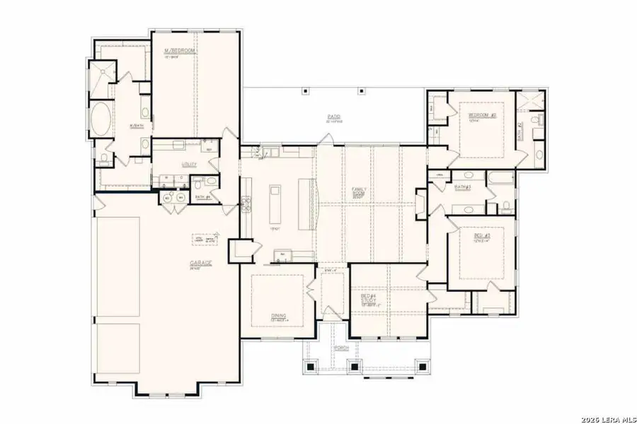 2D floor plan layout of this home in , La Vernia, TX (Image 4).