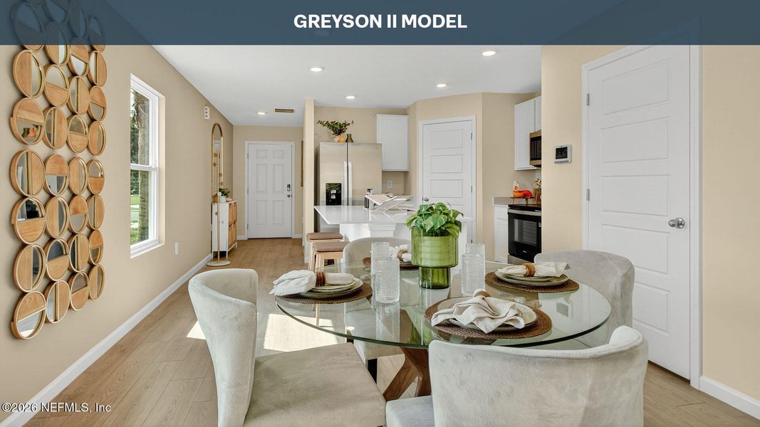 Furnished interior view inside a new home in Trout River, Jacksonville (Image 7).