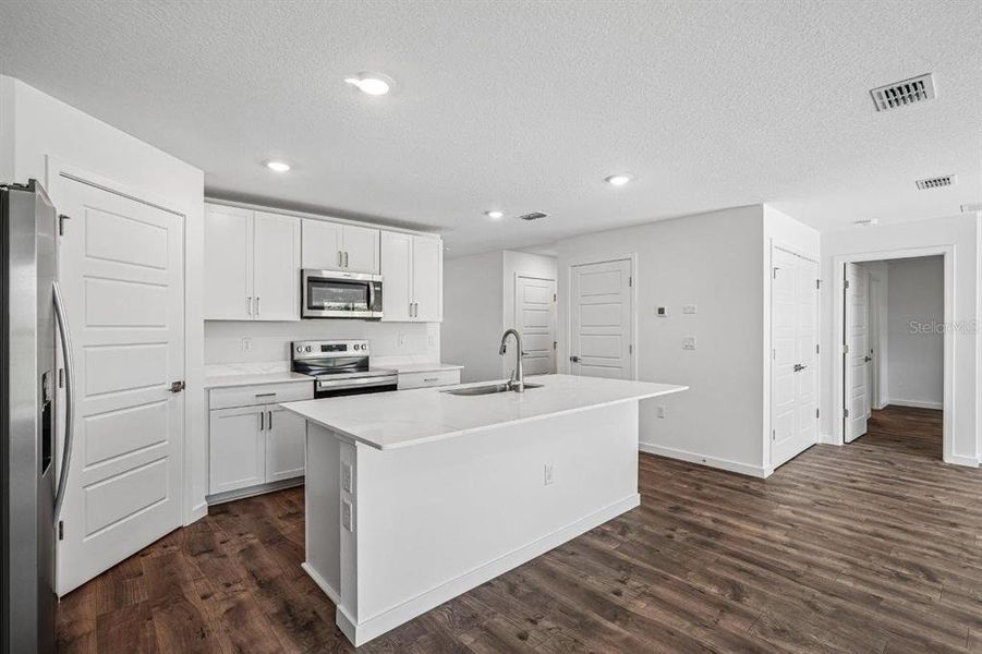 Furnished interior view inside a new home in , Umatilla (Image 3).
