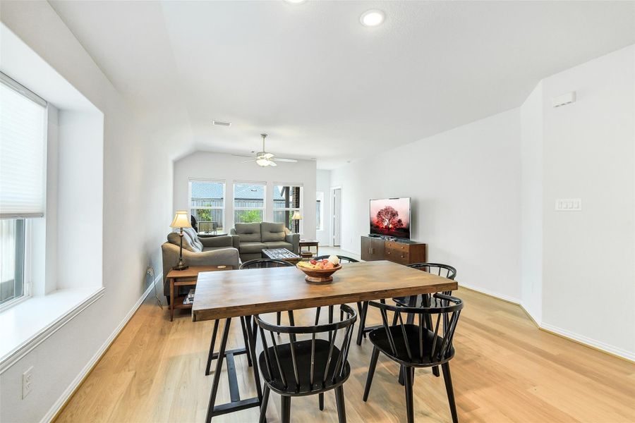 Furnished interior view inside a new home in Bridgeland Creekland Village, Cypress (Image 8). Furnished interior view inside a new home in Bridgeland Creekland Village, Cypress (Image 8).