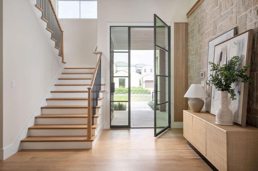 Furnished interior view inside a new home in , Dallas (Image 4).
