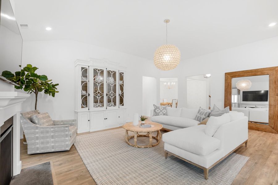 Furnished interior view inside a new home in Sweetgrass at Summers Corner: Coastal Collection, Summerville (Image 9).