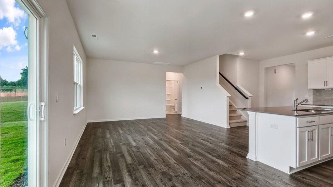 Spacious, unfurnished interior of a new home in Ridgewood Farms, Winterville (Image 24). Spacious, unfurnished interior of a new home in Ridgewood Farms, Winterville (Image 24).