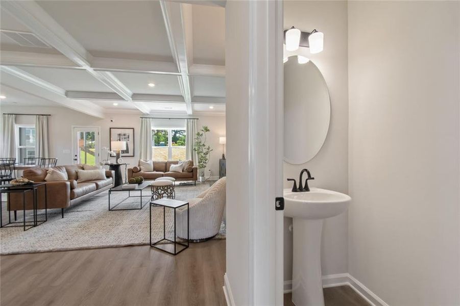Furnished interior view inside a new home in Crofton Place Enclave, Snellville (Image 30).
