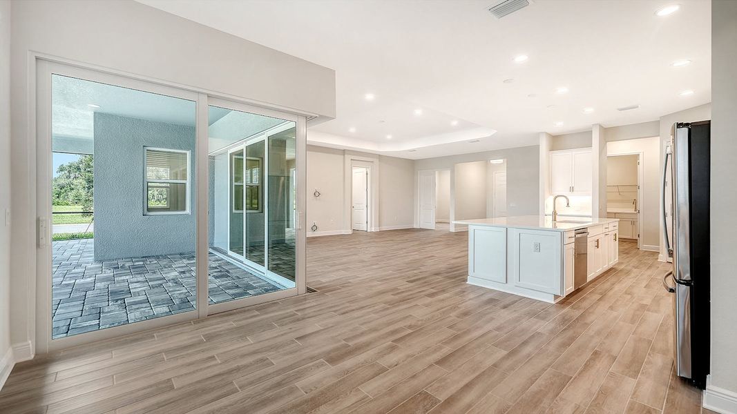 Spacious, unfurnished interior of a new home in Canoe Creek Real Estate and Homes for Sale in Parrish, FL - Neal Communities, Parrish (Image 44).