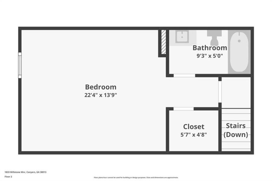 2D floor plan layout of this home in , Conyers, GA (Image 6). 2D floor plan layout of this home in , Conyers, GA (Image 6).