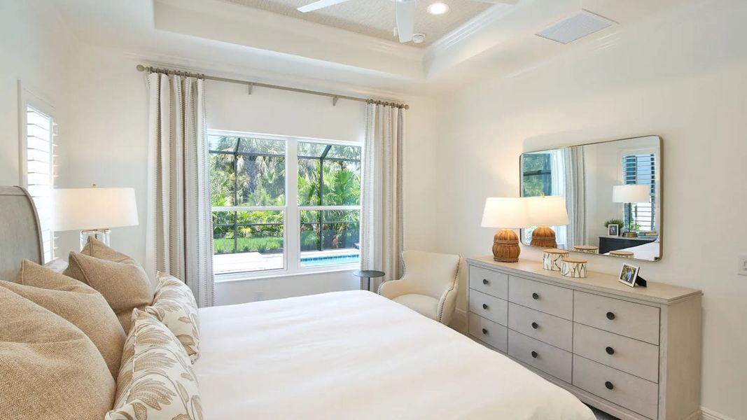 Furnished interior view inside a new home in Windward Real Estate and Homes for Sale in Sarasota, FL - Neal Communities, Lakewood Ranch (Image 23).