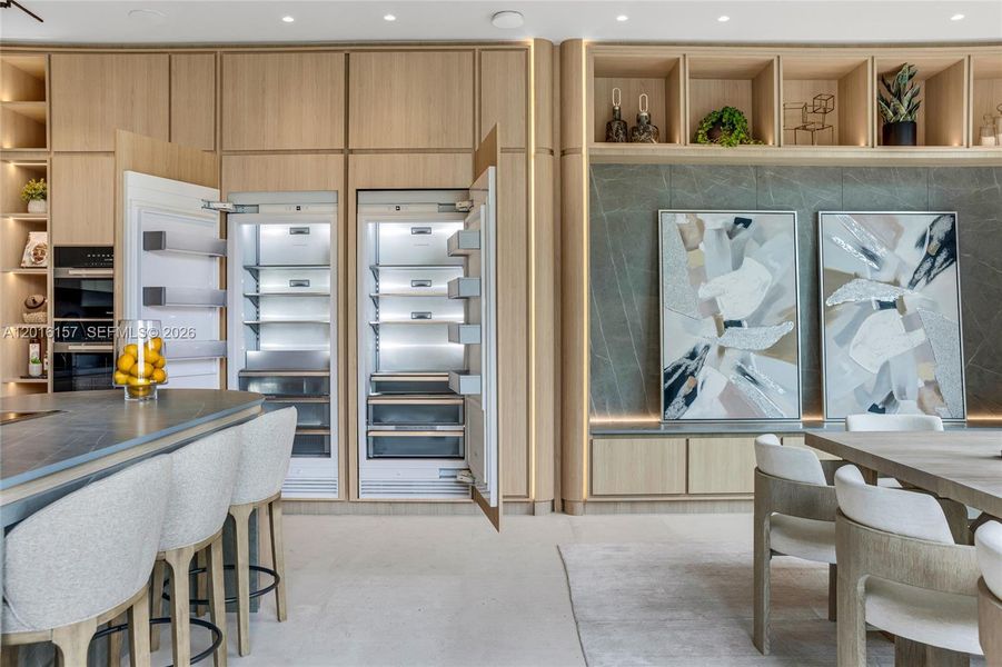 Furnished interior view inside a new home in , Miami Beach (Image 17).