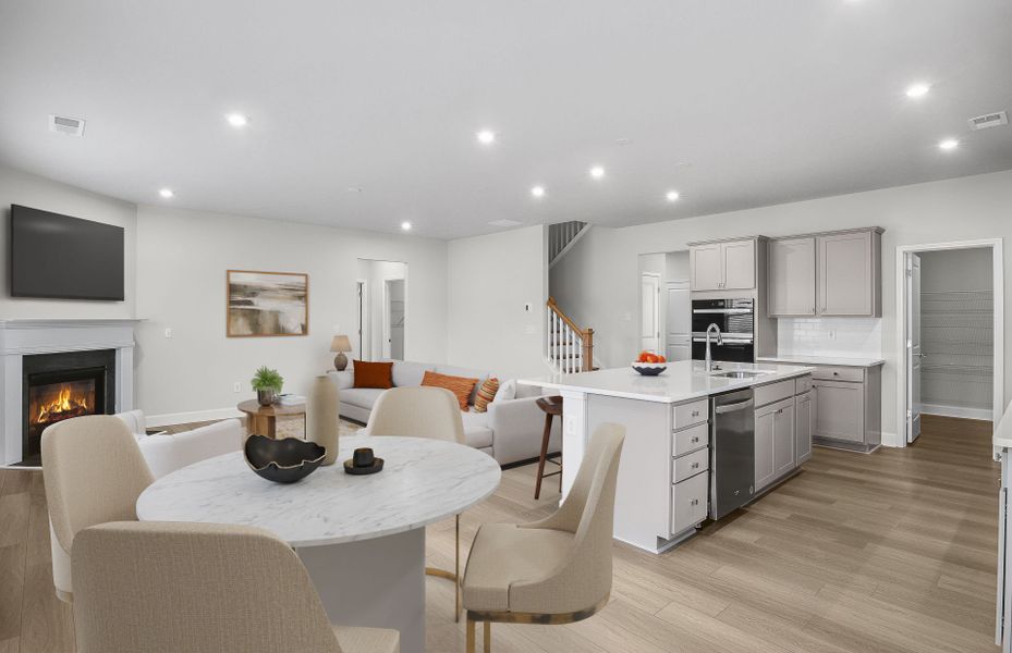 Representative furnished interior of a home built from the Braddock by Pulte Homes in Anderson Point Estates, McDonough (Image 33).