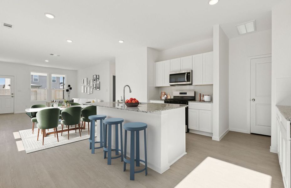 Furnished interior view inside a new home in Montgomery Bend, Montgomery (Image 7).