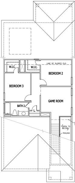 2D floor plan layout of this home in Avondale, San Antonio, TX (Image 3).