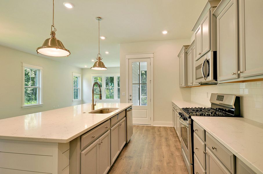Furnished interior view inside a new home in Heron's Walk at Summers Corner: Row Collection, Summerville (Image 10). Furnished interior view inside a new home in Heron's Walk at Summers Corner: Row Collection, Summerville (Image 10).