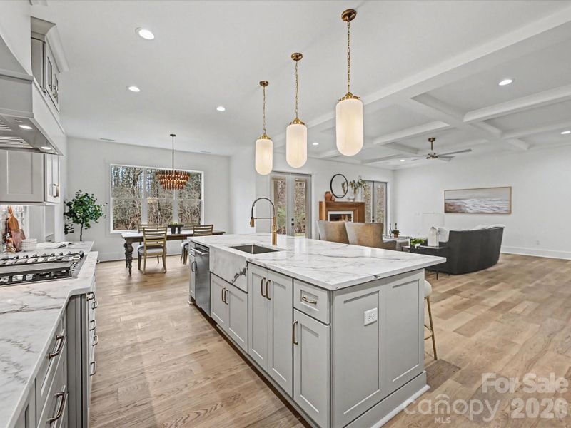 Furnished interior view inside a new home in , Clover (Image 15).