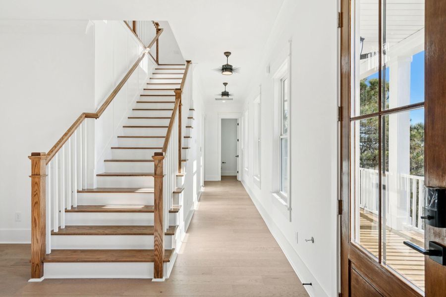 Spacious, unfurnished interior of a new home in Overlook at Copahee Sound, Awendaw (Image 73).