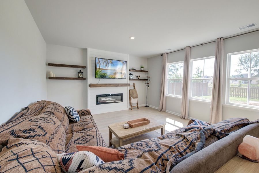 Furnished interior view inside a new home in Heron's Walk at Summers Corner, Summerville (Image 43).