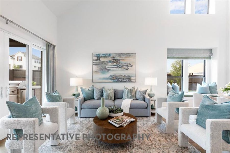 Furnished interior view inside a new home in Treeline, Justin (Image 14).