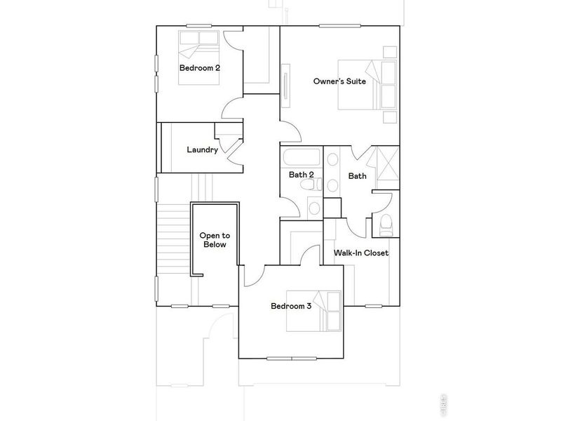 2D floor plan layout of this home in Timber Lark, Fort Collins, CO (Image 3). 2D floor plan layout of this home in Timber Lark, Fort Collins, CO (Image 3).