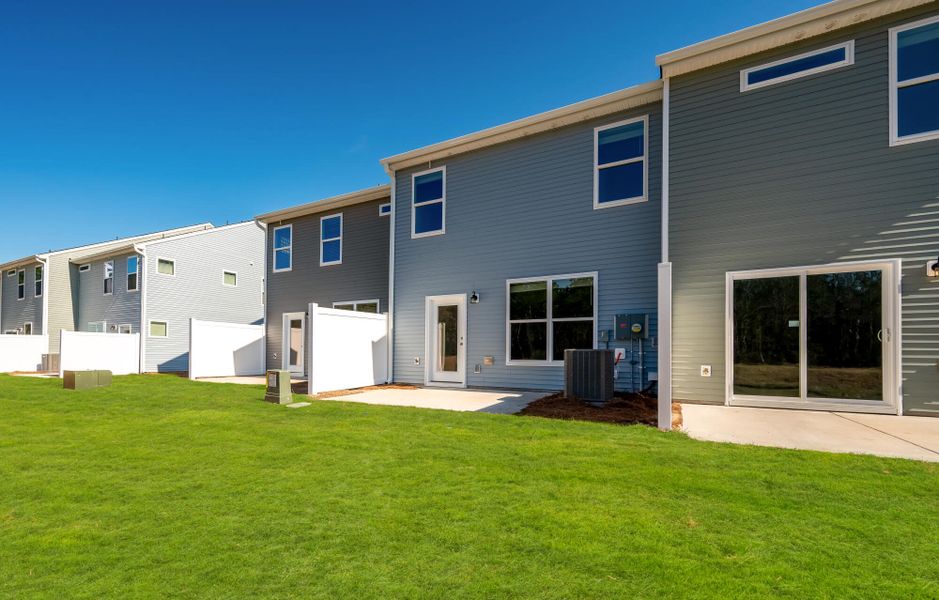 Exterior details and patio area of a home in The Landings at Montague, Goose Creek (Image 25).