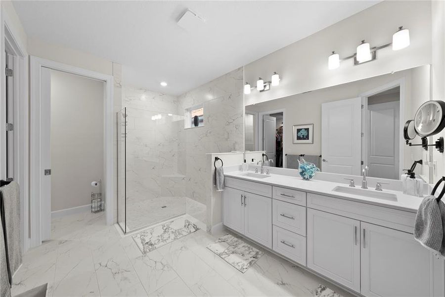 Furnished interior view inside a new home in Esplanade at Wiregrass Ranch, Wesley Chapel (Image 40).