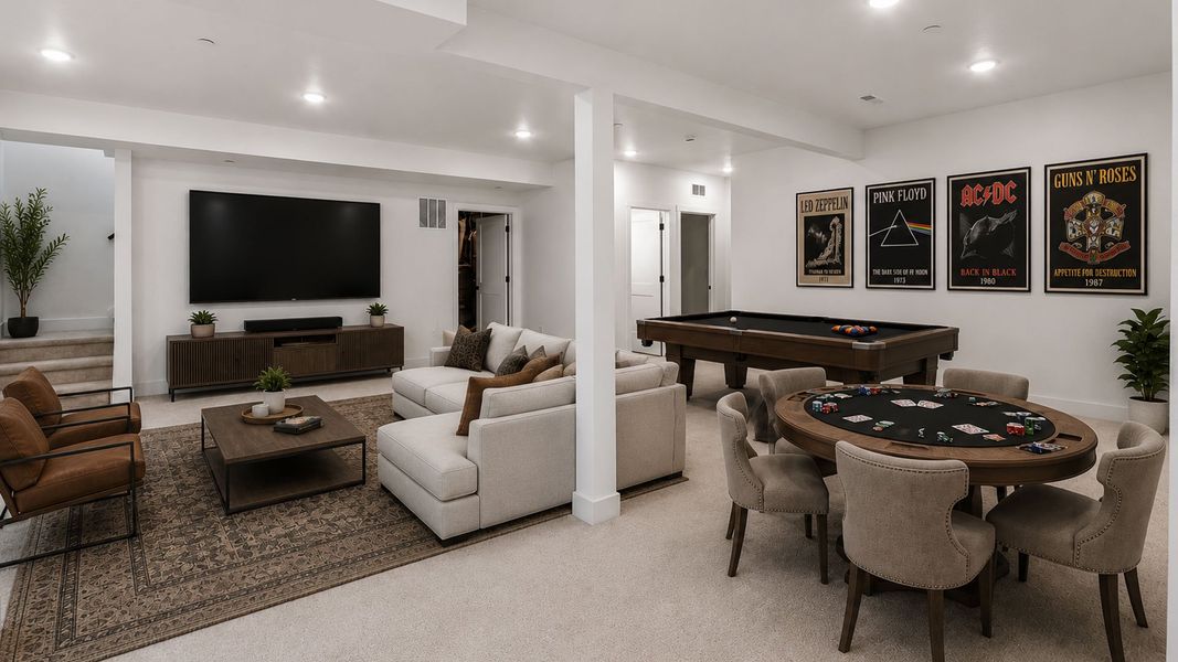 Furnished interior view inside a new home in Dillon Pointe - Journey, Broomfield (Image 34). Furnished interior view inside a new home in Dillon Pointe - Journey, Broomfield (Image 34).