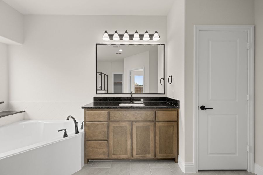 Furnished interior view inside a new home in Mockingbird Hills, Joshua (Image 10).