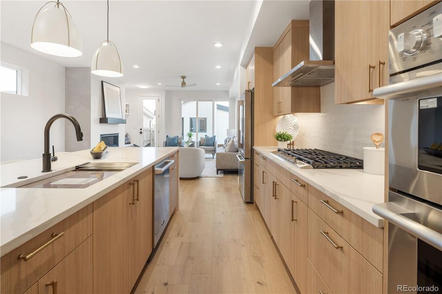 Furnished interior view inside a new home in , Denver (Image 15).