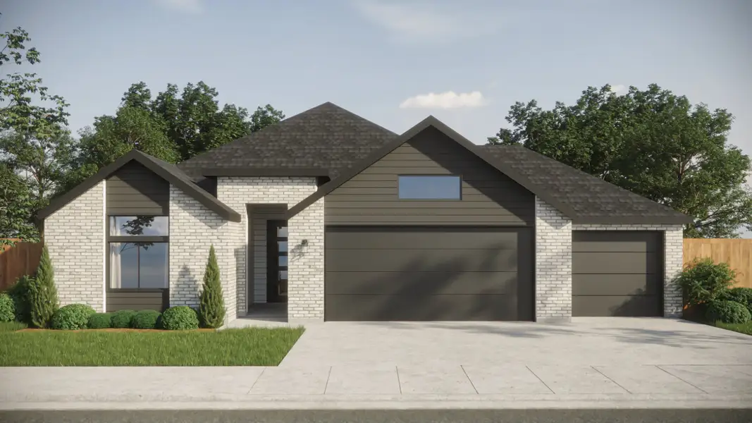 Front exterior of a home in the Bear Ridge community, located in Burleson, TX (Image 8).