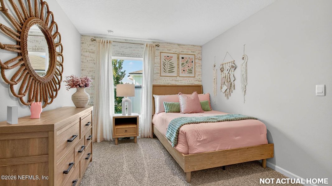 Furnished interior view inside a new home in Sawmill Branch, Palm Coast (Image 18).