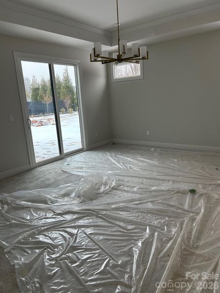 In-progress construction of a new home in The Courtyards at Hodges Farm, Charlotte, NC (Image 9).