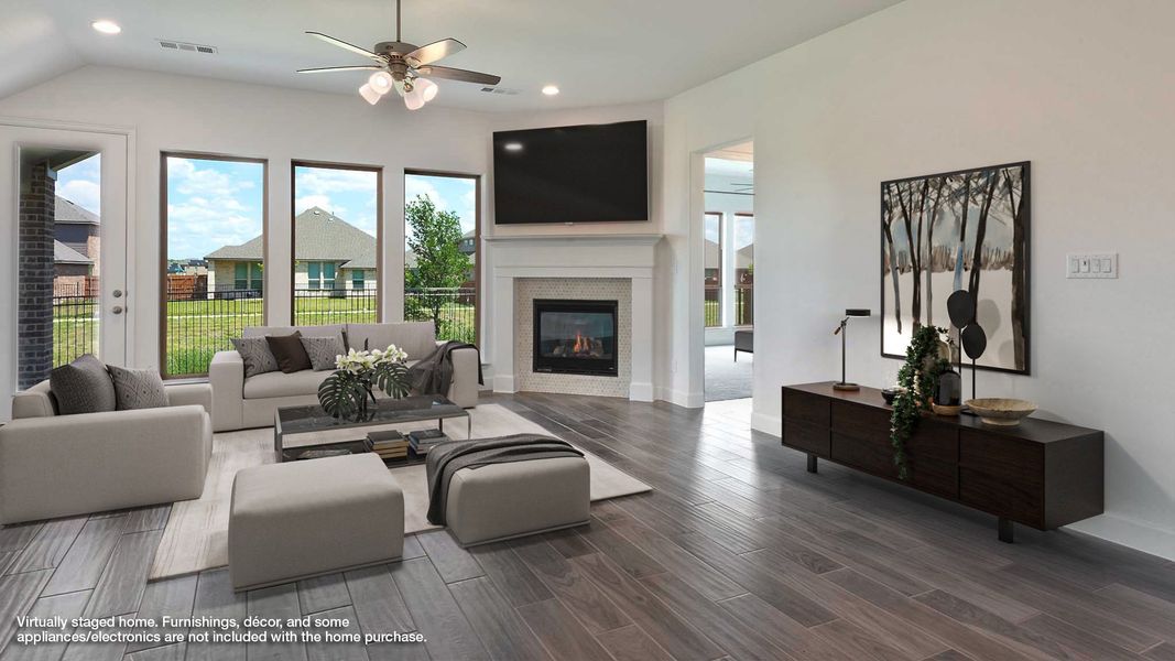 Furnished interior view inside a new home in Two Step Farm, Montgomery (Image 6).