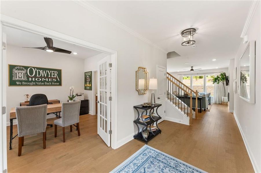 Furnished interior view inside a new home in , Buford (Image 26).