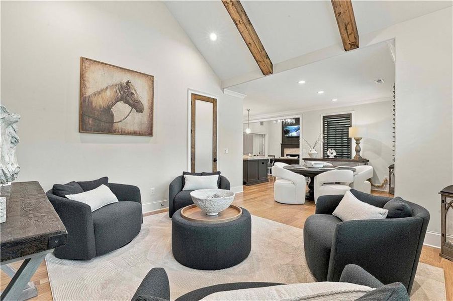 Furnished interior view inside a new home in , Newnan (Image 33).
