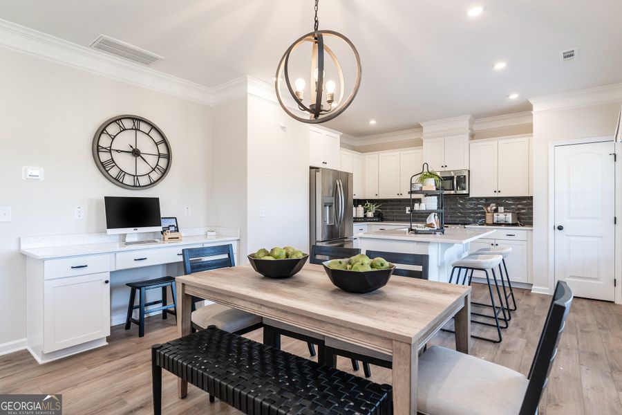 Furnished interior view inside a new home in Bryson Farms, Byron (Image 8).