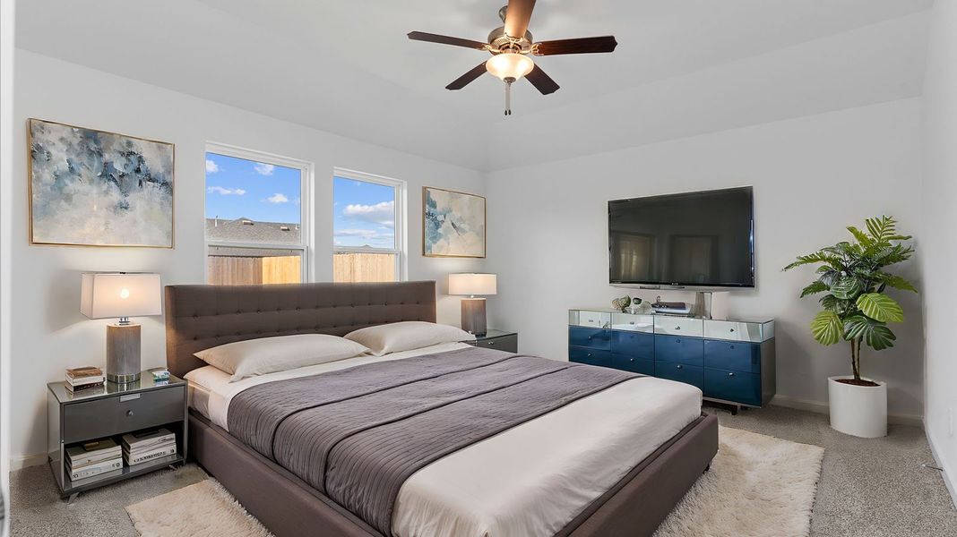 Furnished interior view inside a new home in Westland Ranch 50' Homesites, League City (Image 4).