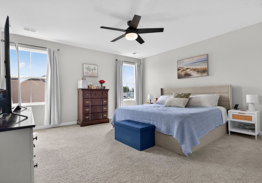 Furnished interior view inside a new home in Lindera Preserve at Cane Bay Plantation, Summerville (Image 32).