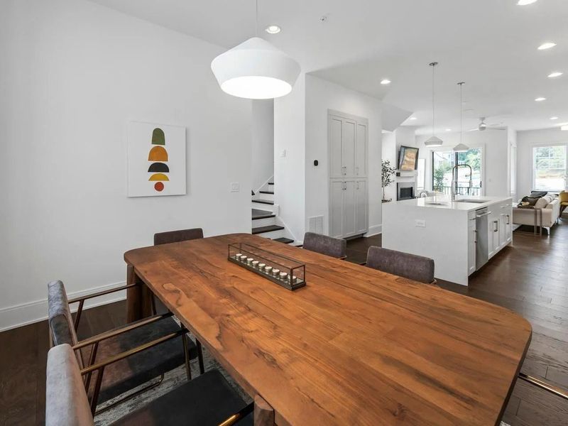 Furnished interior view inside a new home in Hayden Westside, Atlanta (Image 15). Furnished interior view inside a new home in Hayden Westside, Atlanta (Image 15).