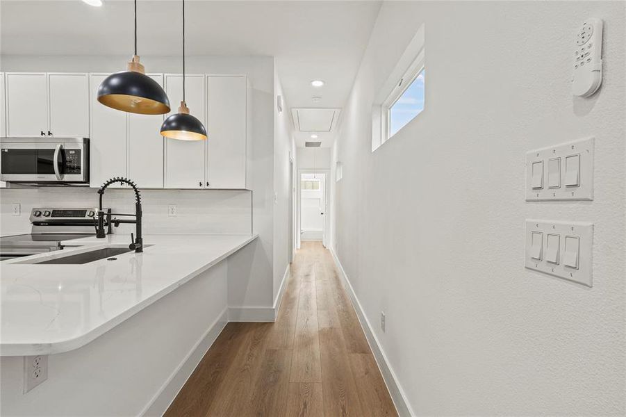 Furnished interior view inside a new home in , Dallas (Image 8). Furnished interior view inside a new home in , Dallas (Image 8).