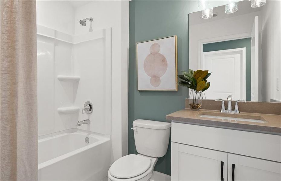 Furnished interior view inside a new home in Sun City Peachtree, Griffin (Image 10).